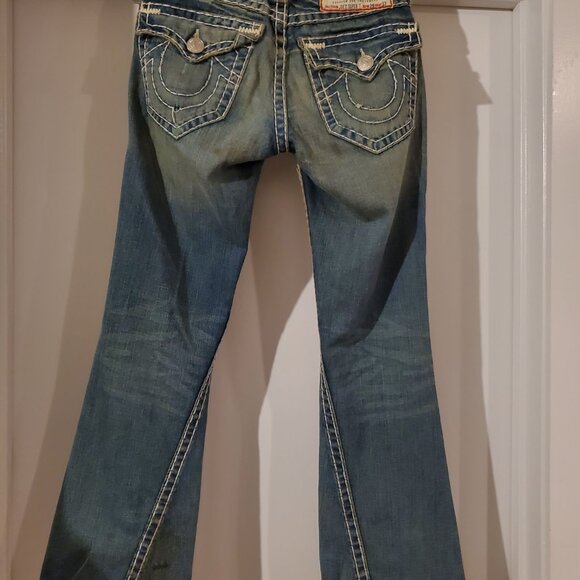 True Religion Rare Joey Super T Rusty Vintage Wash Sz 29 - Picture 2 of 4